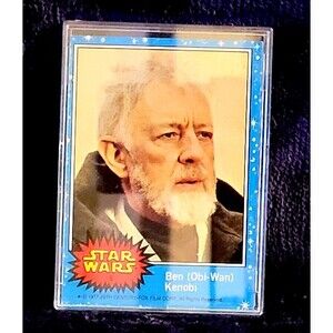 1977 Topps Star Wars #6 Obi-Wan Kenobi Ben Card Near Mint Vintage